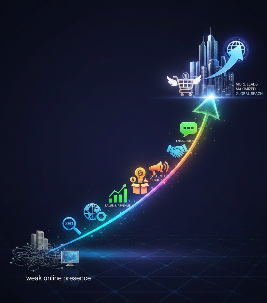 Business growth illustration
